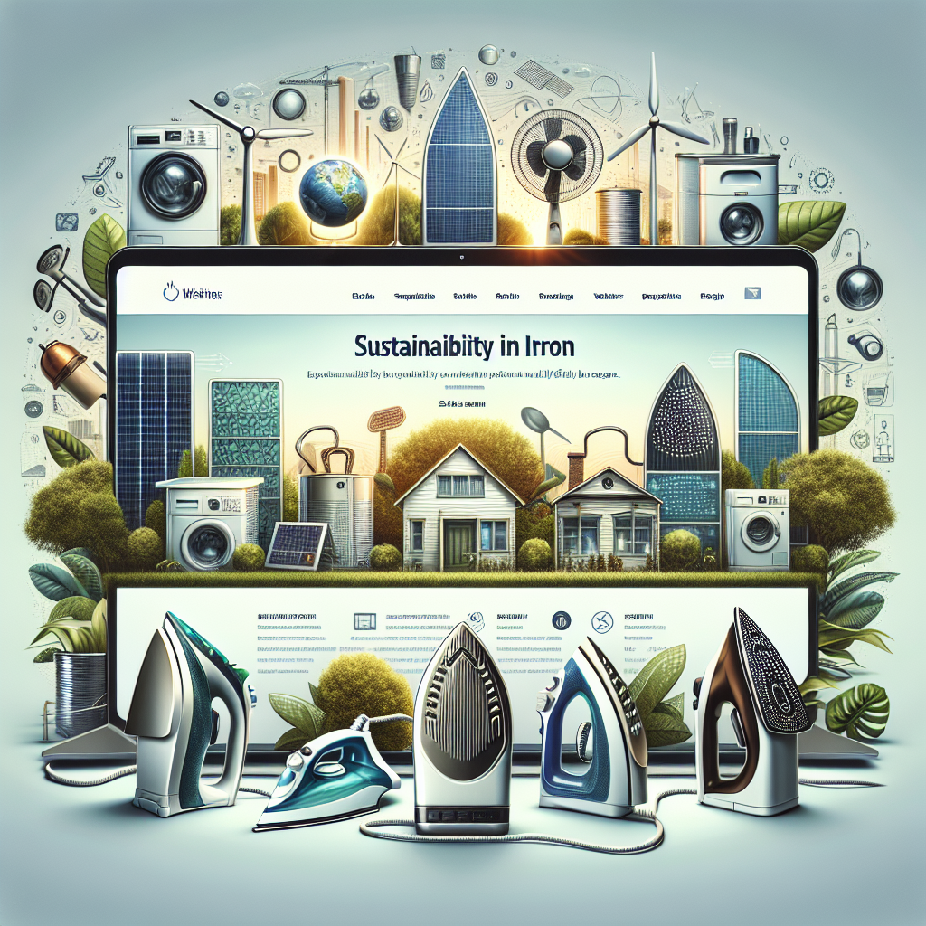 Nachhaltigkeit bei Bügeleisen