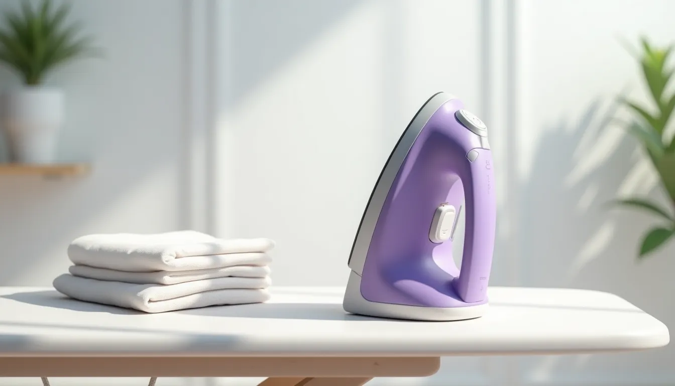Bügeleisen lila: Funktionalität trifft auf modernes Design