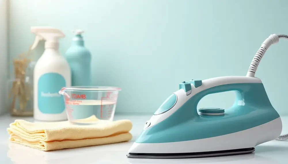 Schritt-für-Schritt-Anleitung: Bügeleisen entkalken mit Rossmann Produkten